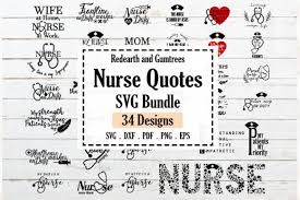 Download 3 Nurse Quotes Bundle Svg Designs Graphics PSD Mockup Templates