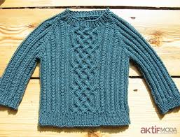 Orgu Kiz Cocuk Kazak Modelleri Moda Orgu Kizlar