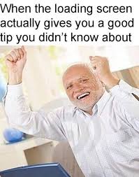 When The Loading Screen Actually Gives You A Good Tip You Didn T Know About Meme