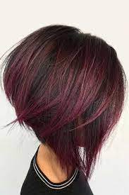 Fantastic Bob Haircuts Burgundy Highlights Bobhaircut Stackedbob Haircuts Burgundyhighlights Straightha Short Red Hair Short Hair Trends Short Hair Styles