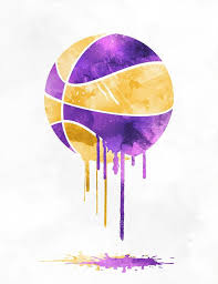 Pin By Isabella Cunha On Nba Basketball Dripping Water Colors Basketball Painting Basketball Canvas Painting Art Prints