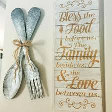 Striking Spoon And Fork Decoration For Kitchen Walls Kitchen Wall Decor Wall Decor Bedroom Girls Home Decor Kitchen