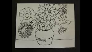 Van gogh created a series of sunflower paintings in 1888. Kids Can Draw Vincent Van Gogh Sunflowers With First Grade Art Students Patron Spots Available Youtube