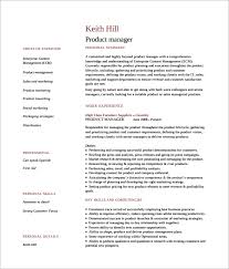 Free 9 Sample Product Manager Resume Templates In Pdf Ms Word