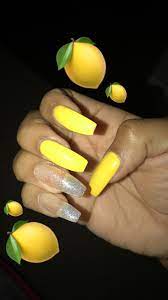 20 Fresh Acrylic Nails Cute Yellow Nails 20 Fresh Acrylic Nails Cute 61 Acrylic Nails Acrylic Nails Yellow Nail Designs Summer Acrylic Summer Acrylic Nails