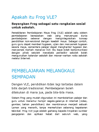 Bagaimana menghasilkan forum perbincangan : Apakah Itu Frog Vle