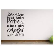 Sie suchen romantische sprüche zur hochzeit für das liebe brautpaar? Kuche Esszimmer Schokolade Spruch Dekor Aufkleber Dekor Wandtattoo Wandaufkleber Der Dekor Aufkleber Shop