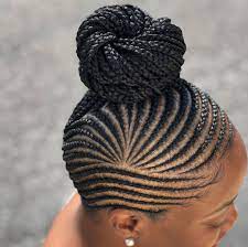 Image May Contain One Or More People And Closeup Natural Hair Styles African Hair Braiding Styles Natural Hair Braids