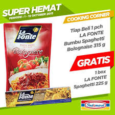 Indomaret On Twitter Yuk Hari Ini Kita Buat Spaghetti Bolognesse Beli La Fonte Dulu Di Indomaret Dengan Harga Superhemat Http T Co Cdvmuqhmyq