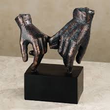 Lingering Hold Hands Table Sculpture Hand Sculpture Sculpture Hand Art