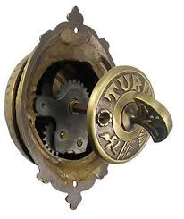 Check spelling or type a new query. Mechanical Doorbell Eastlake Style Antique Brass Finish Lookintheattic