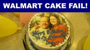 Let your local walmart bakery create a custom cake just for you. Walmart Cake Fail Brain S Birthday Youtube