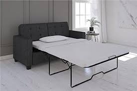 Signature Sleep Devon Sofa Sleeper Bed Pull Out Couch Includes Premium Certipurus Certified Queen Size Memory Foam Mattress Grey L Sofa Sleeper Sofa Sleep Sofa