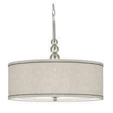 Kenroy Home Margot 3 Light Brushed Steel Pendant 91640bs The Home Depot
