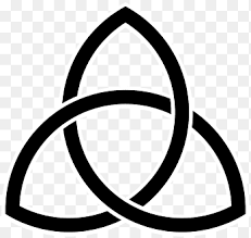 While it's hard to find specific stories in celtic mythology that involve dragonflies, there are many celtic stories about fairies. White And Black Logo Trinity Triquetra Symbol Celtic Knot Trinity Cross S Christianity Text Png Pngegg