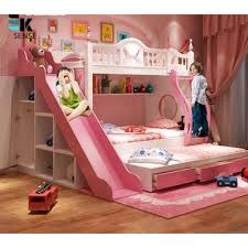 Children Double Decker Bunk Bed With Slide Cabinet 1 Month Pre Order Shopee Malaysia