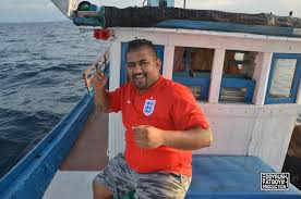 Getting off the boat does entail climbing down a step ladder so not suitable for anyone with mobility difficulties. Squid Jigging Candat Sotong With Ombak Kapas Pulau Kapas Malaysia