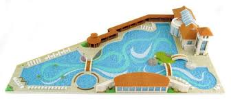 3d Printed Resort Swimming Pool Model Prints Swimming Pools 3d Printing