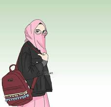 Gambar kartun muslimah berhijab lucu, cantik terbaru dengan pakaian syar'i berhijab bercadar dan berkacamata dengan kualitas hd. 300 Gambar Kartun Muslimah Bercadar Cantik Sedih Keren Lengkap