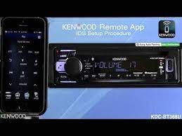 About press copyright contact us creators advertise developers terms privacy policy & safety how youtube works test new features press copyright contact us creators. Kenwood Remote App Setup For Ios On 2017 Bt Audio Receivers Kdc Bt368u Kdc X301 Youtube