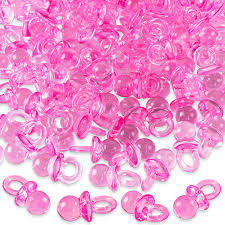 Your guests have to complete the animal analogies. Amazon Com Mini Acrylic Baby Pacifiers For Baby Shower Decorations Table Scatter Party Favors Games Activities 144 Pieces By Super Z Outlet Pink Home Kitchen