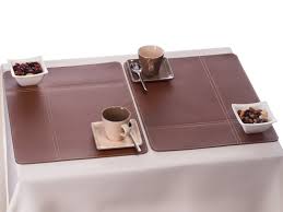 Leather Table Mats Brown Placemats Table Setting Place Mat Etsy Brown Placemats Table Mats Leather Decor