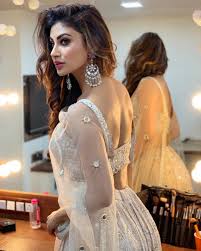 Mouni Roy Beautiful Images Backless Dress Formal Dresses Backless Dress