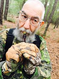 A living legend, Mr. Zach Farmer, and NWTF Grand National calling champion,  Mark Prudhomme, connected
