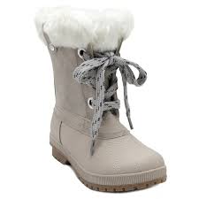 London Fog Milly Womens Waterproof Winter Duck Boots Size