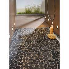 Erfahren sie mehr über die verschiedenen. Mosaikmatte Flusskiesel Flach Schwarz Matt 30 Cm X 30 Cm Kaufen Bei Obi