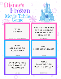 Buzzfeed staff get all the best moments in pop culture & entertainment delivered t. Free Disney S Frozen Trivia Game Printable Marcie And The Mouse