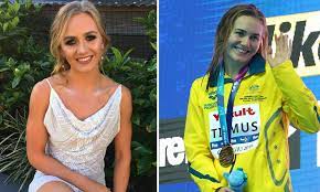 Titmus became recognized in the swimming world at the fina world championships 2019, when she upset olympic champion katie ledecky in the 400m freestyle. Ariarne Titmus Defeats Five Time Olympic Champion American Kate Ledecky Daily Mail Online