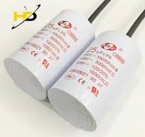 Tụ Khởi Động CBB60 25uF Vỏ Nhựa Có Dây Chính Hãng SENJU