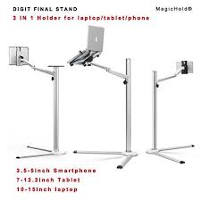 Magichold 3 In 1 360º Rotating Height Adjustable Laptop Https Www Amazon Com Dp B00jwd6xc0 Ref Cm Sw R Pi Dp X Ibsi Tablet Stand Ipad Stand Laptop Stand