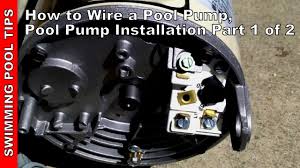 Honestly, we also have been remarked that century ac motor wiring diagram is being just about the most popular field at this moment. How To Wire A Pool Pump Pool Pump Installation Part 1 Of 2 Youtube