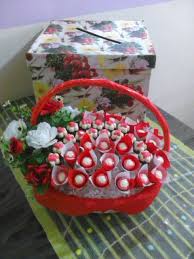 Gubahan masjid dari gula gula. Gubahan Coklat Bakul Tema Merah Hantaran Coklat Doorgift ÙÙŠØ³Ø¨ÙˆÙƒ