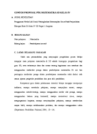 Tanggungjawab ini tidak hanya tertumpu kepada kaum wanita. 157999696 145604846 Contoh Proposal Ptk Matematika Sd Kelas Iv