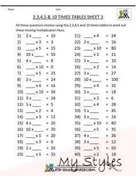 29 12 2018 Here Is Our Selection Of Free Multiplication Table Worksheets Math Worksheets 3rd In 2020 Math Worksheets Multiplication Facts Worksheets Multiplication