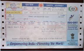 no waiting list status rail train ticket from 1st july as