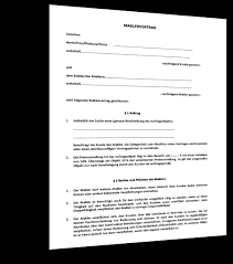 Vertrag kündigen online kündigung vom vertrag einreichen oder muster kostenlos herunterladen jetzt kündigen! Mustervertrag Agb Fur Makler