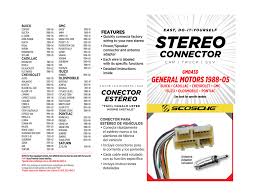 Orange/white car stereo antenna trigger: Scosche Gm035 Wiring Harness Color Codes Wiring Diagram Filter Miss Outlet Miss Outlet Cosmoristrutturazioni It