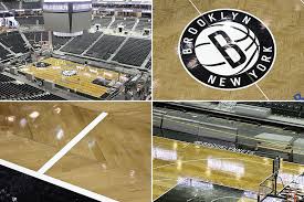 This brookyn nets inspired basketball court minimal print is original artwork kyrie irving poster brooklyn nets glossy high quality print photo wall art limited celebrity sports athlete nba basketball sizes 8x10 11x17 16x20. Brooklyn Nets Unveil Herringbone Basketball Court Sole Collector