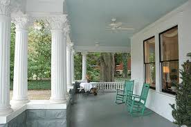 A lot of paint companies have come out with haint blue colors since they know the superstition lives on in folklore, plus folks just like a blue ceiling. I M Going To Paint The Porch Ceiling Haint Blue