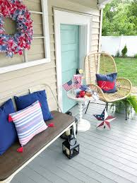 However, these following methods should work pretty well: Red White And Blue Front Porch Decor Jordecor