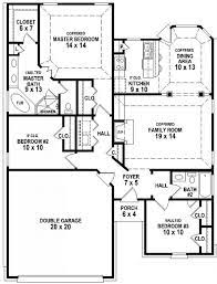 Maybe you would like to learn more about one of these? 3 Bedroom 2 Bathroom House Plans With Garage Novocom Top