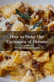 Our Signature Carbonara Of Dreams Recipe Recipe Pasta Carbonara Recipe Carbonara Recipe Homemade Pasta Sauce Recipe