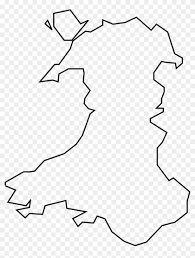 This map shows cities, towns, rivers, airports, railways, highways, main roads and secondary roads in north wales. Wales Map England Png Image Outline Map Of Wales Clipart 5008540 Pikpng