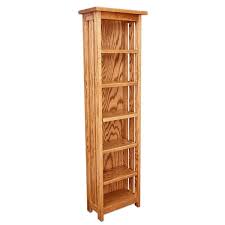Hardwood Mission Cd Or Media Rack With Five Adjustable Shelves From Shop for cd/dvd storage in tv stands & entertainment centers.