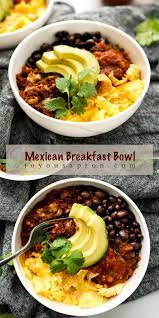 Mexican Breakfast Bowl With Chorizo Eggs Black Beans Joyous Apron Recipe Healthy Brunch Recipes Healthy Breakfast Bowls Breakfast Bowls Recipe