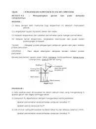 Minyak pada permukaan litium disingkirkn dgn menggulingkn di atas sehelai kertas turas. Handout Nazir